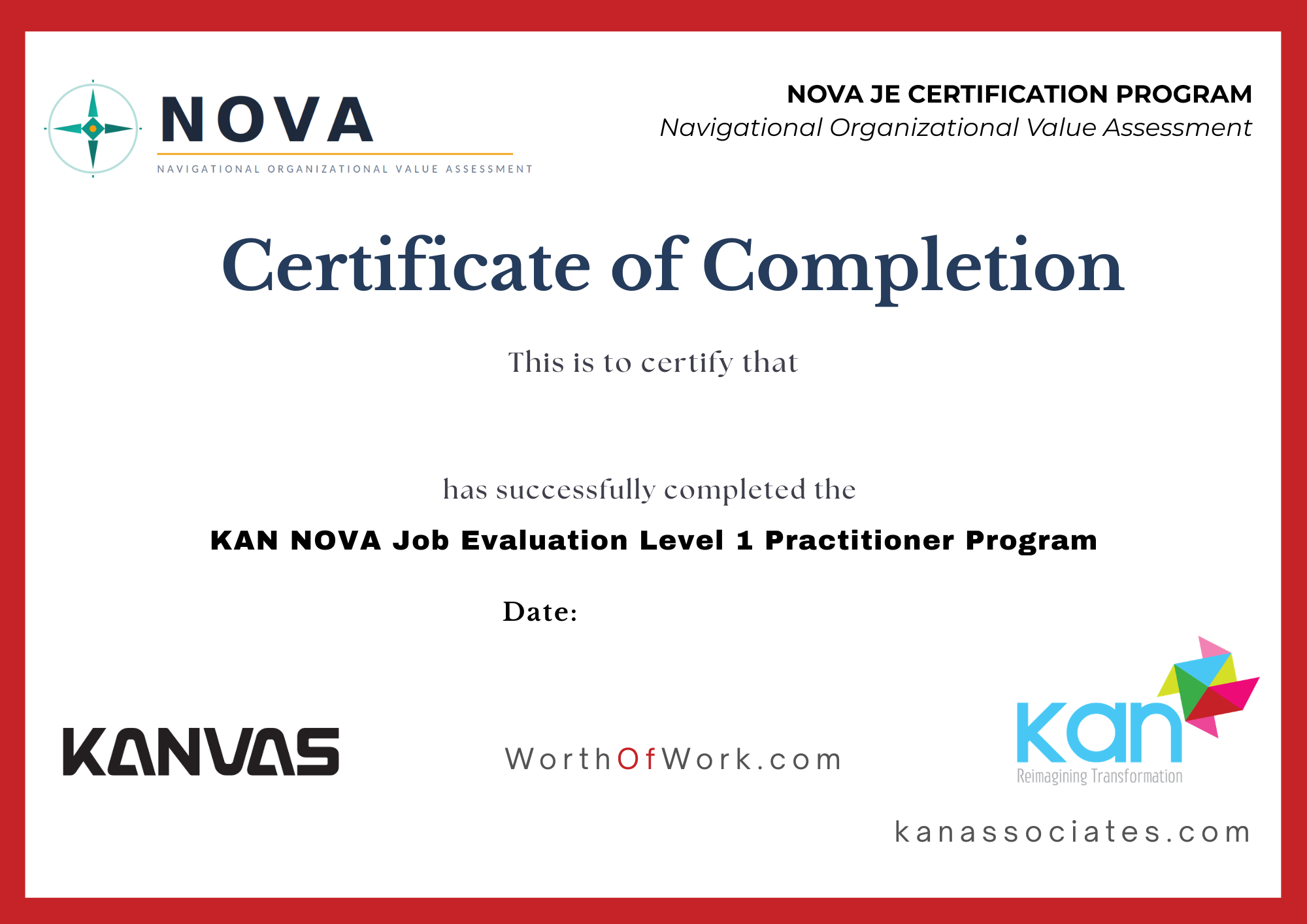 Certificate template